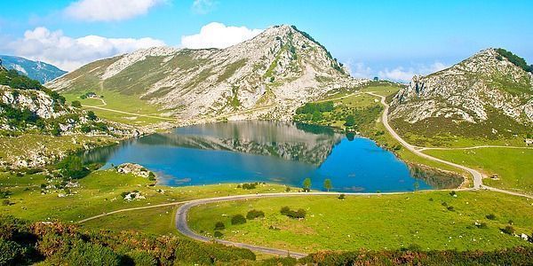 Lago Enol, lagos de Covadonga, Asturias