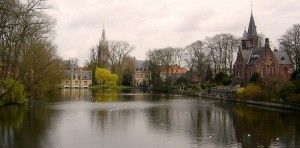 ciudad romántica, Brujas.